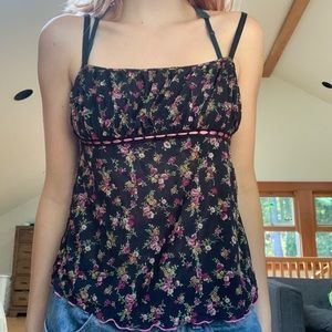 floral tank top